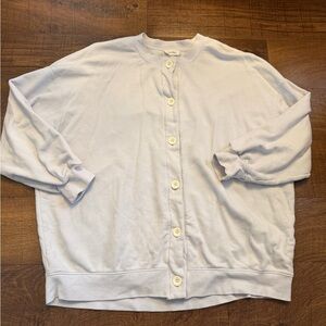 American Vintage Light gray Button-Front Cardigan